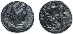 Rome Roman Empire 337 - 361 AE Nummus - Constantius II (FEL TEMP REPARATIO) Bronze 2.64g VF