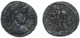 Rome Roman Empire 364 - 367 SMAQP AE Nummus - Valens (SECVRITAS REIPVBLICAE, B) Bronze Aquileia Mint 2.42g VF RIC IX 9B (ii) OCRE ric.9.aq.9B