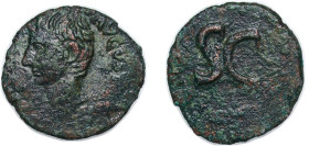 Rome Roman Empire 80 - 81 AE As - Tiberius (IMP T CAES DIVI VESP F AVG REST) Bronze Rome Mint 7.96g VF RIC II.1 432 OCRE ric.2_1(2).tit.432