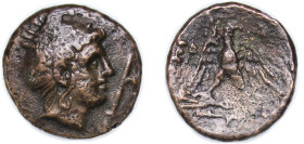 Greece (ancient) Kingdom of Macedonia 179 BC - 168 BC AE Dichalkon - Perseus Bronze 5.17g VF SNG Munich 10 1222 SNG Alpha Bank 1444