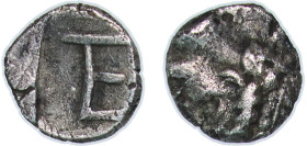 Greece (ancient) Kolophon Ionia 450 BC - 410 BC AR Tetartemorion Silver 0.33g VF Milne Col 31