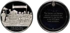 Germany Federal Republic of Germany 1979 Medal - The electric locomotive Silver 13.43g PF