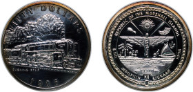 Marshall Islands Republic 1996 S 50 Dollars (Evening Star) Silver (.999) Sunshine Minting Mint 31.19g PF KM 360