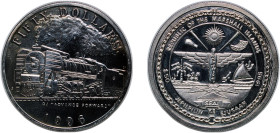Marshall Islands Republic 1996 S 50 Dollars (QJ "Advance Forward") Silver (.999) Sunshine Minting Mint 31.16g PF KM 377