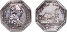 France Kingdom 1784 Jeton - Louis XVI (Chambre de commerce de Bordeaux) Silver 16.59g AU