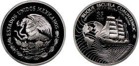 Mexico United Mexican States 1999 Mo 5 Pesos (Buque escuela Cuauhtémoc) Silver (.999) Mexico City Mint (15504) 20.17g PF KM 635