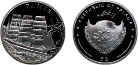 Palau Republic 2009 5 Dollars (Pamir) Silver (.925) (2500) 20g PF KM 203