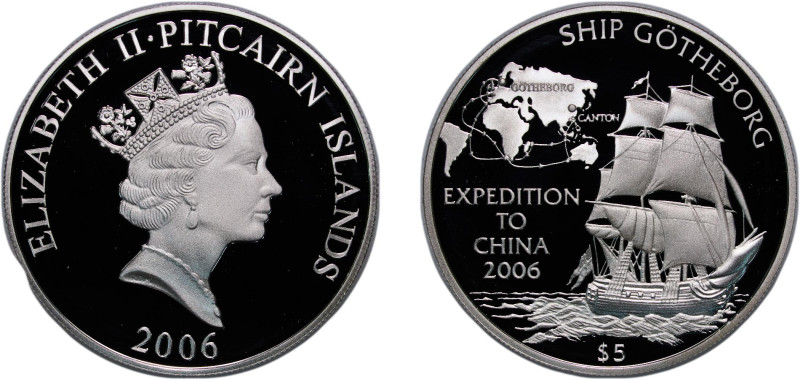 Pitcairn Islands British Overseas Territory 2006 5 Dollar - Elizabeth II (Expedi...