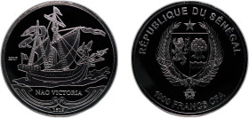 Senegal Republic 2017 1000 CFA Francs (Nao Victoria) Silver (.925) (5000) 20g PF