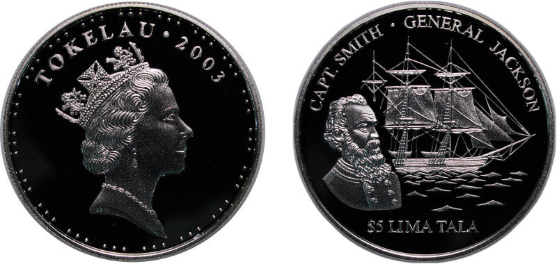 Tokelau Dependent territory of New Zealand 2003 5 Tala - Elizabeth II (Captain S...