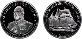 Tonga Kingdom 2010 1 Pa'anga (Thor Heyerdahl) Silver (.925) 28.28g PF