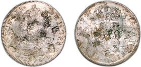 Bolivia Spanish colony 1778 PTS PR 8 Reales - Charles III "遂 万 上" Silver (.903) Potosi Mint 27.02g VF Beautiful Chopmarked KM 55
