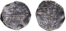 Mexico Spanish colony 1556 - 1598 Mo 8 Reales - Philip II Silver (.931) Mexico City Mint 27.1g VF MB 43