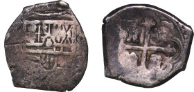 Mexico Spanish colony 1622 - 1654 Mo 1 Real - Philip IV Silver (.931) Mexico City Mint 3.96g VF KM 28