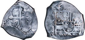 Mexico Spanish colony 1707 - 1723 Mo J 8 Reales - Philip V Silver (.931) Mexico City Mint 27.07g VF KM 47