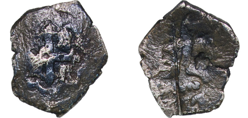 Mexico Spanish colony 17th - 18th Centuries ½ Real Silver Mexico City Mint 1.73g...