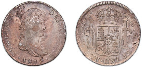Mexico Spanish colony 1819 Mo JJ 8 Reales - Ferdinand VII Silver (.903) Mexico City Mint 26.75g XF KM 111