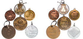 Spain 20th Centuries Medal Set (6 Lots, 26mm-33.6mm) AU