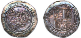 Spain Kingdom 1497 - 1504 S 1 Real - Ferdinand V and Isabella I Silver (.931) Seville Mint 3.29g AU