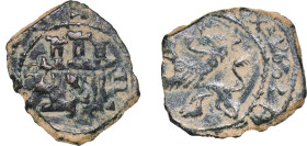 Spain Kingdom 1603 T 2 Maravedis - Philip III Copper Toledo Mint 1.18g VF KM 3