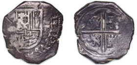 Spain Kingdom 1621 - 1657 2 Reales - Philip IV (Maybe Seville Mint) Silver (.931) 6.8g VF KM 29