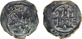 Spain Kingdom 1623 4 Maravedis - Philip IV (hammered) Copper 3.33g VF KM 7