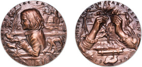 Spain Kingdom 1978 Medal - Conmemorativa de la constitución española de 1978 Bronze 267.25g UNC