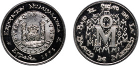 Spain Kingdom 1978 Medal - Exposición Numismatica Española Silver 34.58g PF