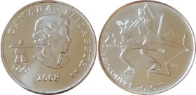 CANADA - 25 cents Elisabeth II, Vancouver 2010 (patinage artistique - skating) - 2008 - SPL
Nickel plated steel - 4,57 g
Ref. KM# 766