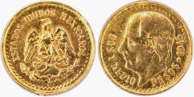 MEXICO - Dos y media Pesos or (2,5 pesos) - 1945 - TTB - ex. bijouterie/jewelry
Gold 900 ‰ - 2,01 g
Ref. KM# 463
