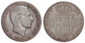 20 Centavos De Peso. 1881. MANILA. MBC-/MBC.
