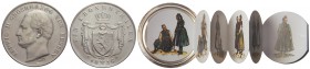Schraube-Thaler. (1836) 1991. HESSEN. AR. Moneda de fantasía con rosca en cuyo interior alberga un desplegable con diez imágenes a color de trajes típ...