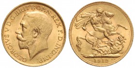 Soberano . 1912 . JORGE V . 7,98 grs. AU. KM-820. EBC+ .