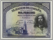 1.000 Pesetas. 15 Agosto 1928. San Fernando. Ed-357. SC.