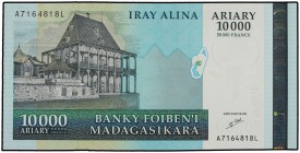 10.000 Ariary. (2003). MADAGASCAR. Palais d´Argent. Pick-85. SC.