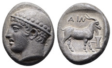 Thrace. Ainos circa 425-423 BC. Tetradrachm AR