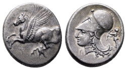 Corinthia. Corinth circa 375-300 BC. Stater AR