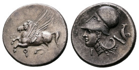 Corinthia. Corinth circa 345-307 BC. Stater AR