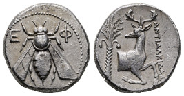 Ionia. Ephesos . ANTIAΛKIΔAΣ (Antialkidas), magistrate circa 390-325 BC. Tetradrachm AR