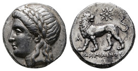 Ionia. Miletos . ΔΗΜΑΙΝΟΣ (Demainos), magistrate circa 350-340 BC. Tetradrachm AR