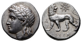 Ionia. Miletos . ΠΕΡΣΑΣ (Persas), magistrate circa 350-340 BC. Tetradrachm AR