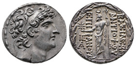 Seleukid Kingdom. Antioch on the Orontes. Antiochos VIII Epiphanes (Grypos) 121-97 BC. Tetradrachm AR