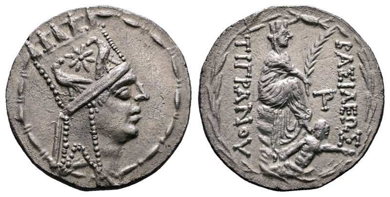 Kings of Armenia. Uncertain mint, possibly Samosata. Tigranes II "the Great" 95-...