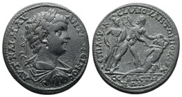 Phrygia. Sebaste. Caracalla AD 198-217. Lucilius Antonius, archon. Bronze Æ