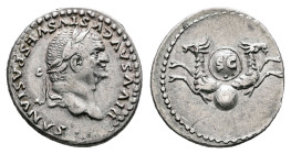 Vespasian AD 69-79. Struck circa AD 79. Rome. Denarius AR