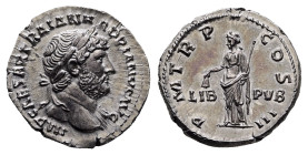 Hadrian AD 117-138. Struck circa AD 125. Rome. Denarius AR