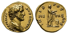 Antoninus Pius AD 138-161. Struck circa AD 138. Rome. Aureus AV