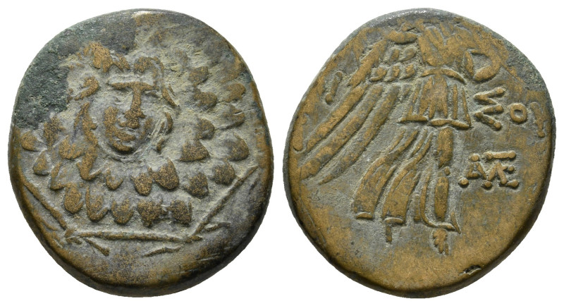PONTOS. Amisos. Ae (Circa 85-65 BC). Time of Mithradates VI Eupator.
Obv: Aegis ...