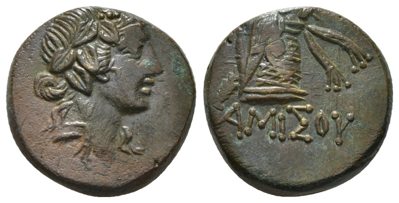 PONTOS. Amisos. Time of Mithradates VI Eupator (Circa 105-90 or 90-85 BC). Ae.
O...