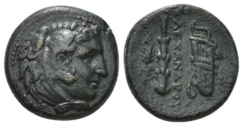 KINGS OF MACEDON. Alexander III 'the Great' (336-323 BC). Ae Unit. Uncertain min...